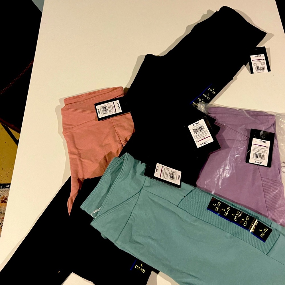 Art Class Leggings for Girls sz 10/12 5pr.